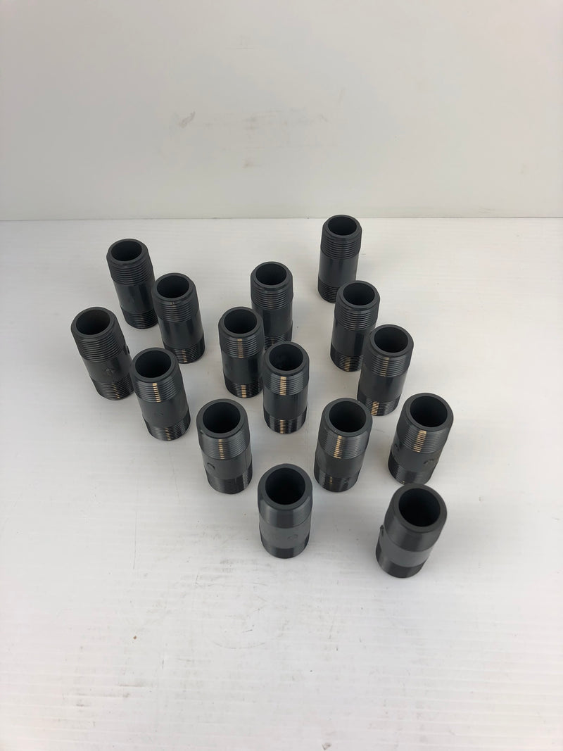 Spears 37004686 PVC 80NPL 1"x3" Threaded Pipe Fitting Adapter (Lot of 15)