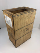 Wooden Military Ammo Crate Box - 17"x11-1/2"x8" ( Open on one end )