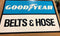 Vintage Metal Display Sign 36" x 24" Goodyear Belt & Hose