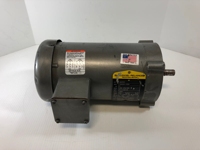 Baldor VM3555 Industrial Motor 2HP 3 Phase 3450 RPM 56C