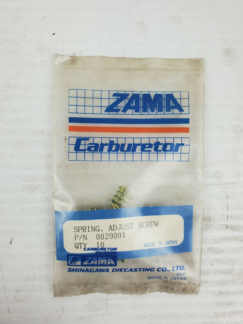 Zama Carburetor 0029001 Spring Adjustment Screw Qualtity 10