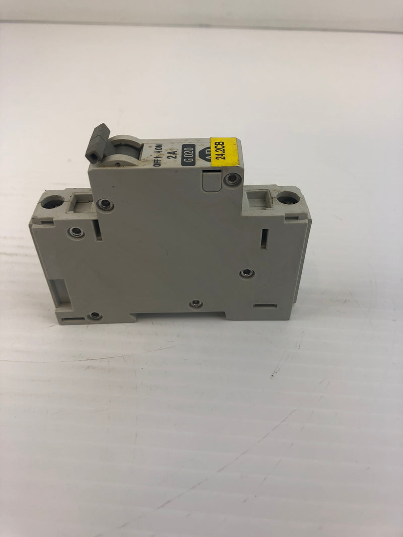 Allen-Bradley 1492-CB1 Single Pole Circuit Breaker Series B G020 2A