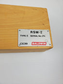 Baldwin Technology CCS RSM II Type H Pat Reg 8901273-6 With Case