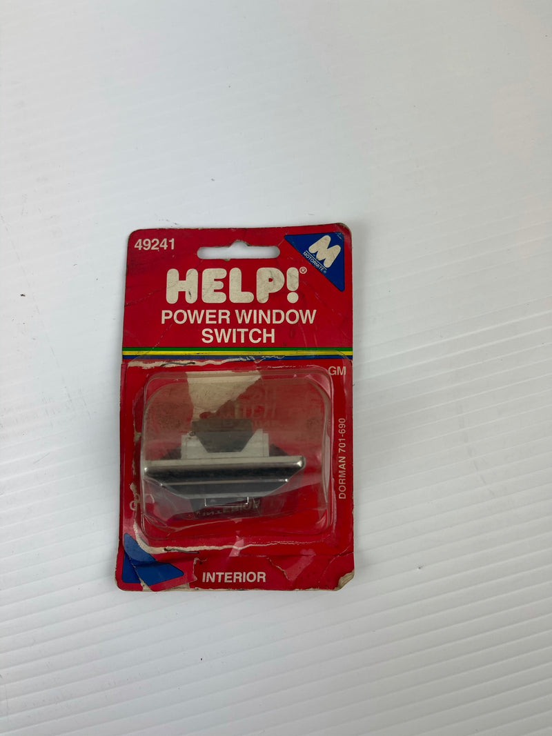 Help! Motormite Power Window Switch 49241 GM 1980 to 1986