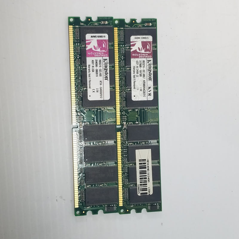 KIngston 512MB KTA-G4333/512 RAM (Lot of 2)