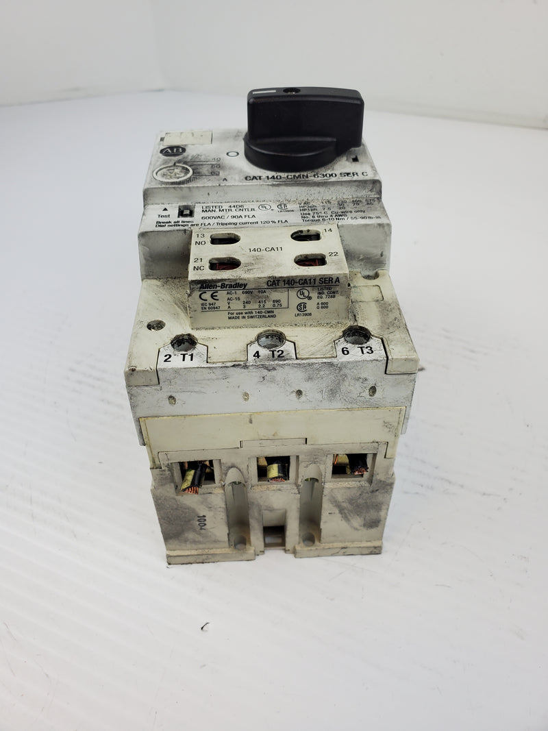 Allen-Bradley 140-CMN-6300 Series C Motor Starter Circuit Breaker