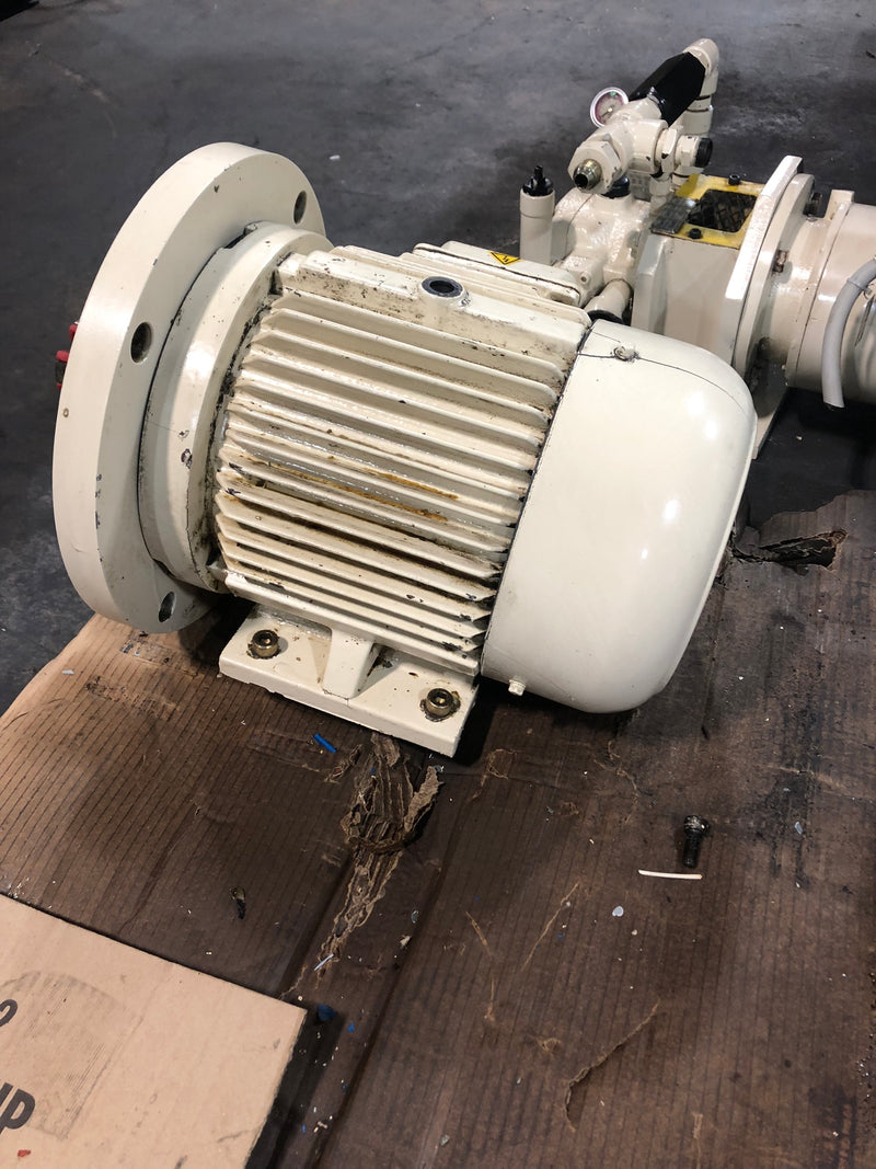 WorldWide WWE3-18-182TC Industrial Electric Motor 3 HP 1750 RPM Cracked Casing