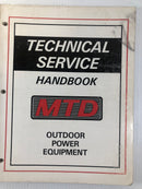 MTD Technical Service Handbooks Outdoor Power Equipment