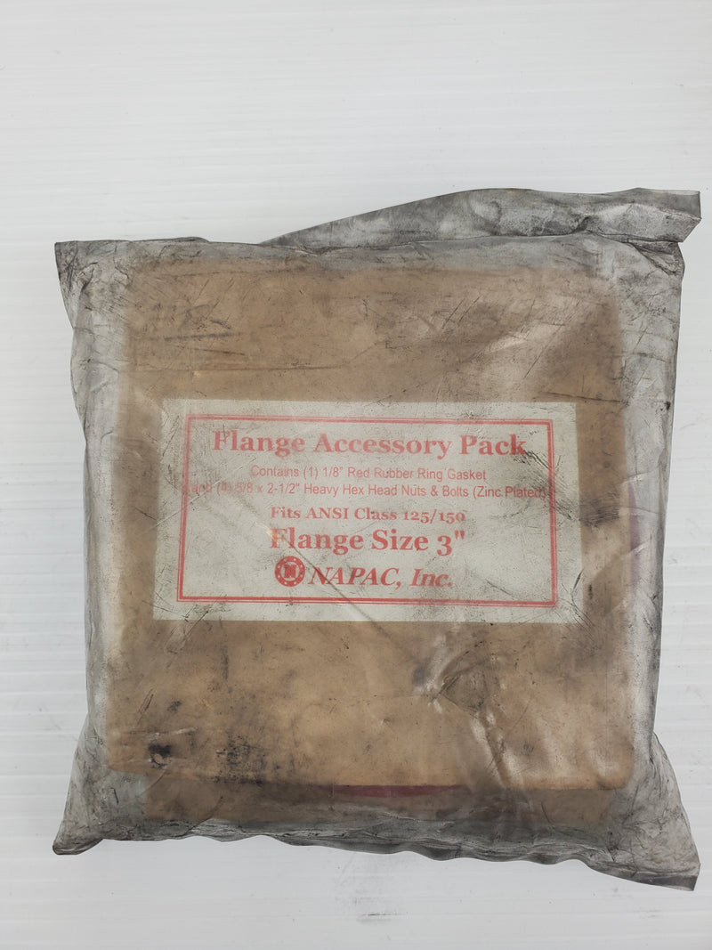 NAPAC INC Flange Accessory Pack - Flange Size 3" - Fits ANSI Class 125/150