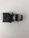 Square D 9011 DFSN Push Button Switch Red