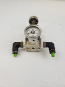 SMC IR1010-01 Pneumatic Regulator With Gauge