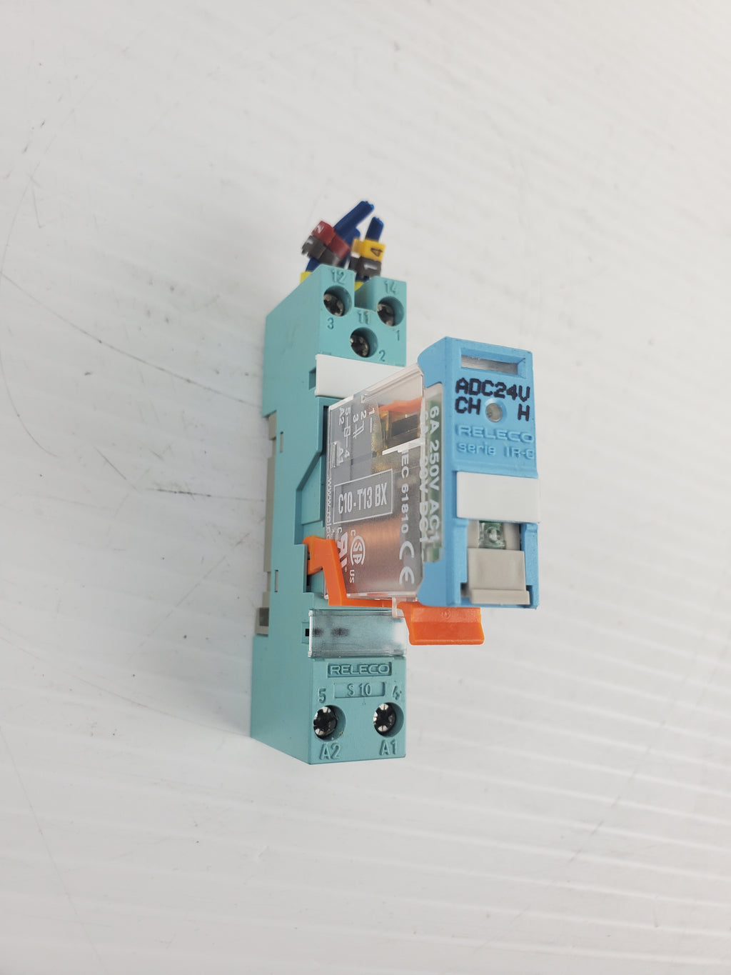 Releco ADC24V Relay With Base IDEC RY2SL Relay With Base Lot of 3