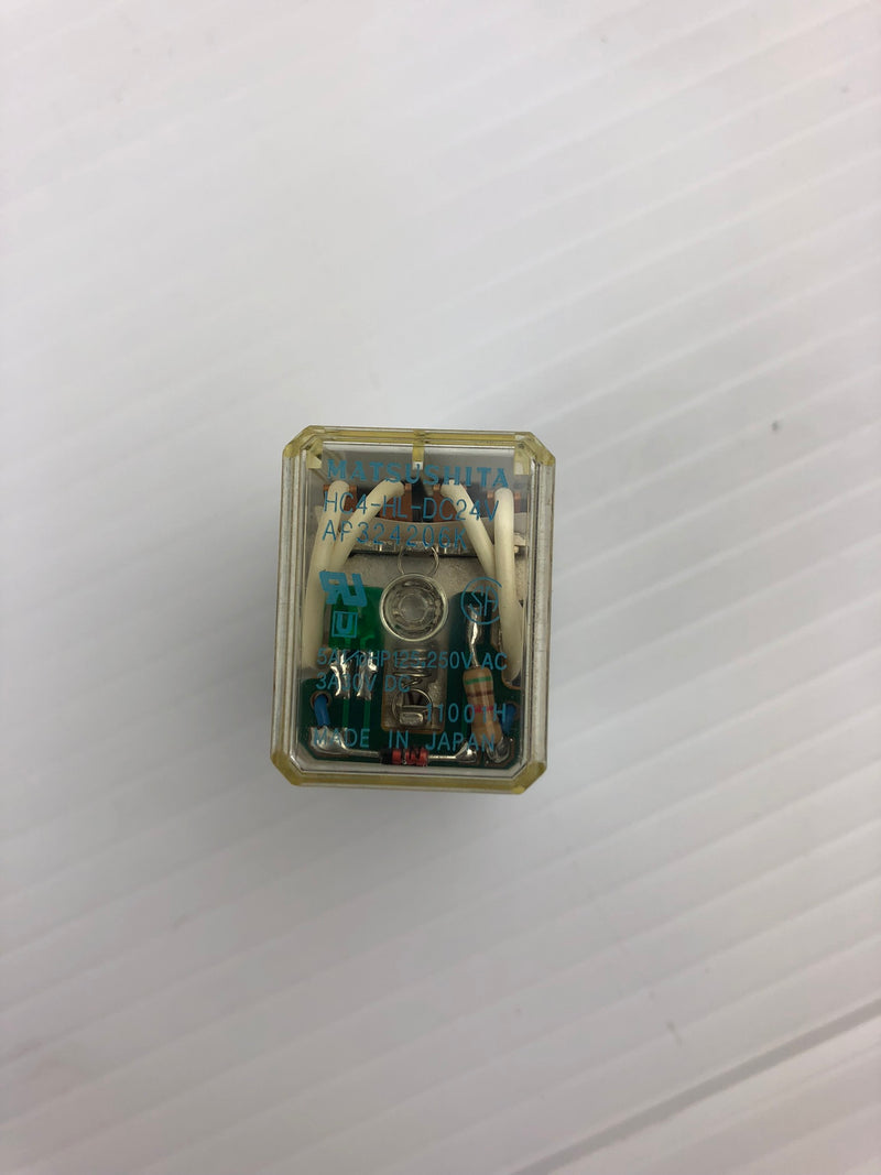 Matsushita HC4-HL-DC24V Relay AP324206K 250 VAC