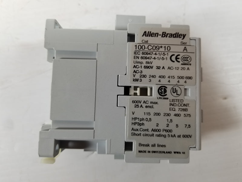 Allen-Bradley 100-C09D10 Contactor 120VAC