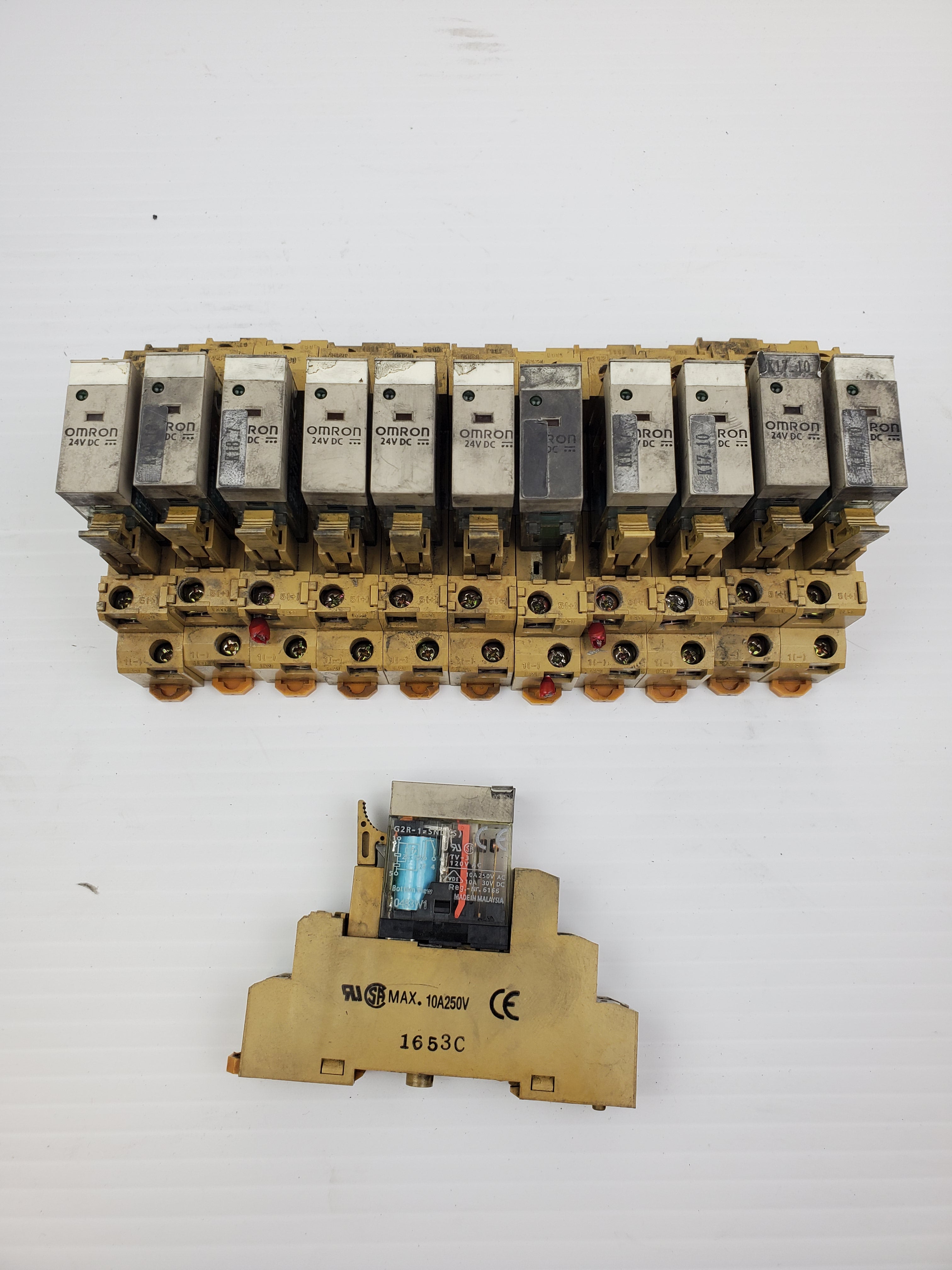 Omron Relay G2R-1-SND (S) 24VDC (Lot of 12) G2R-1-SND-S