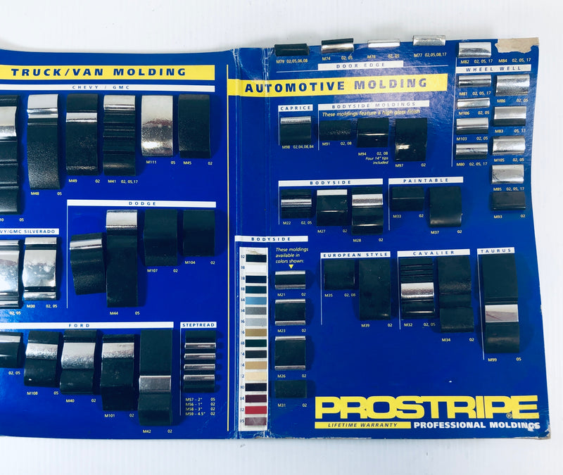 Prostripe Professional Automotive Trim Molding Selection Guide