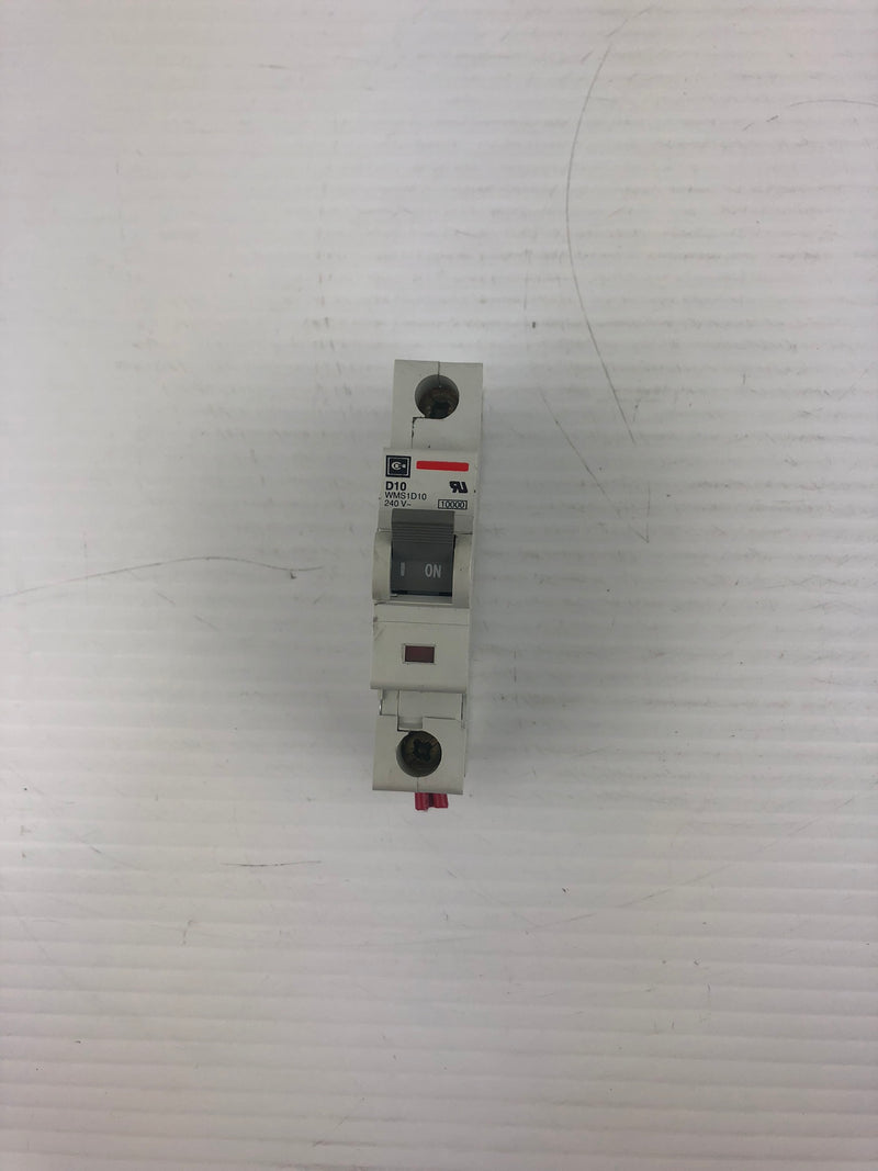 Cutler-Hammer WMS1D10 Circuit Breaker 1-Pole 240 V