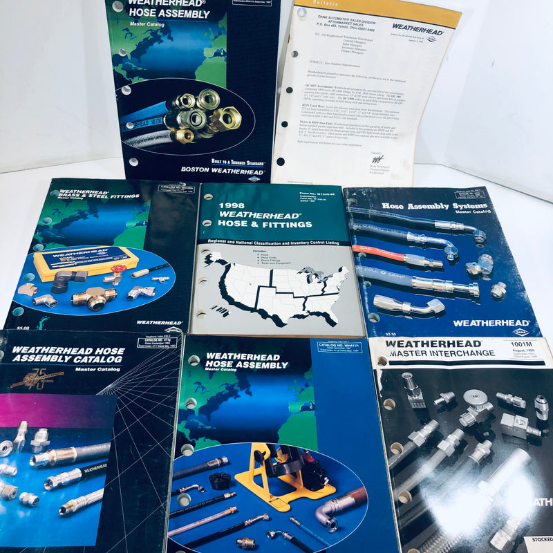 Dana Automotive Weatherhead Hose Assembly and Brass Fittings Catalogs