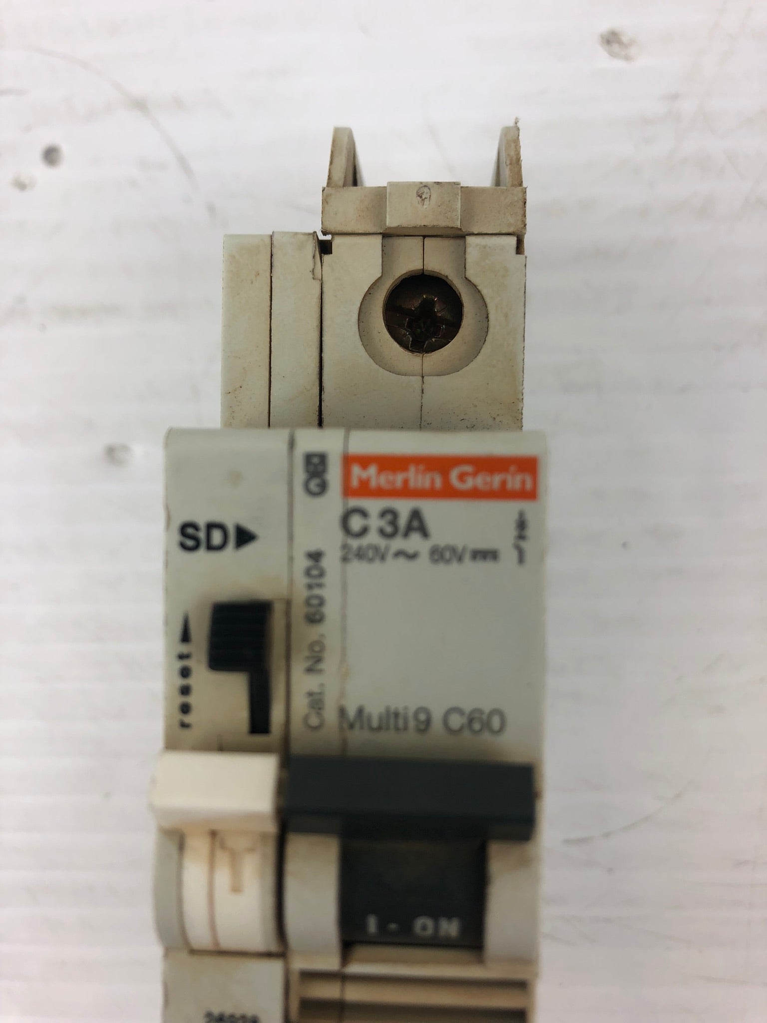 Merlin Gerin C3A 1-Pole Circuit Breaker 240V~60V 60104