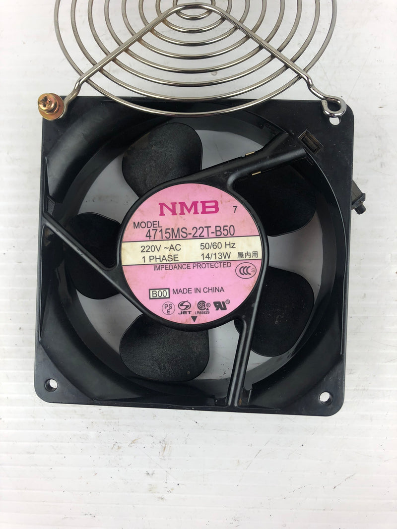 NMB Industrial Fan 4715MS-22T-B50 220V 1 Phase 14/13 Watt