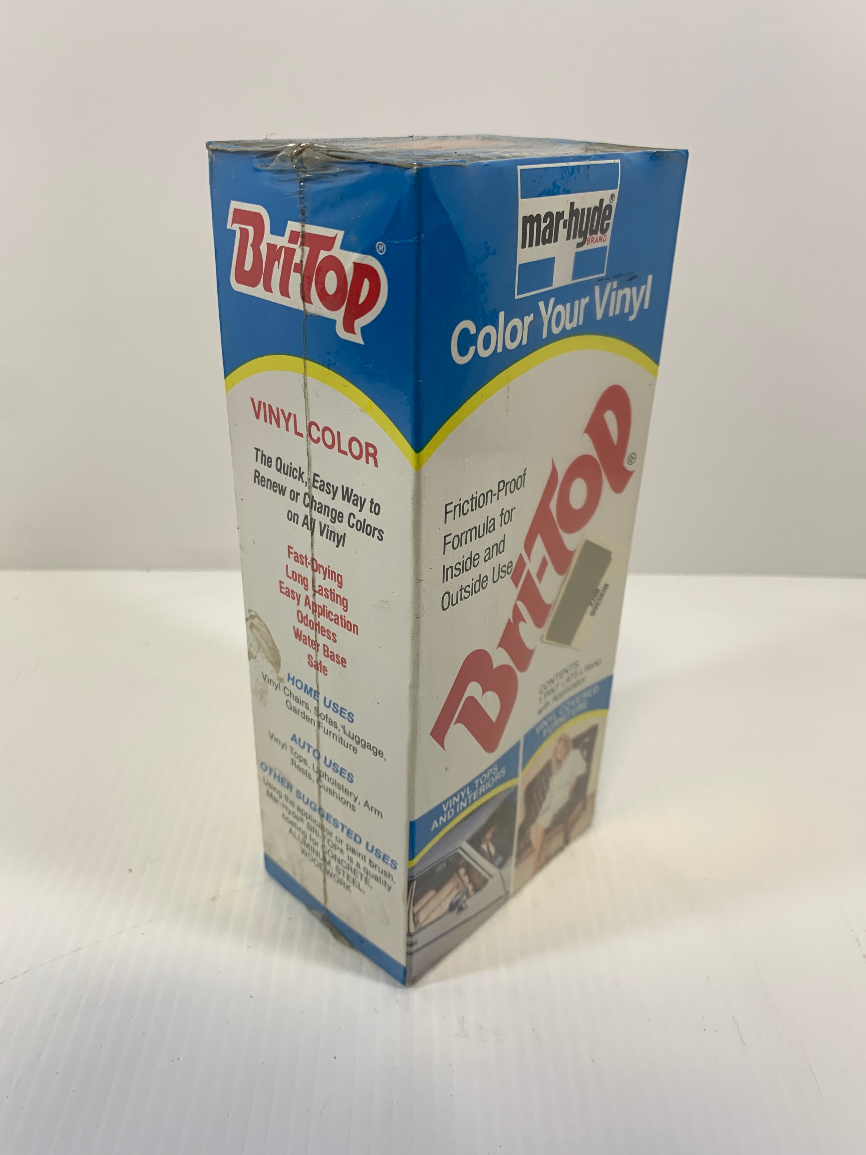 Mar-Hyde Bri-Top Vinyl Color 2708 Doeskin Collectible Vintage Box