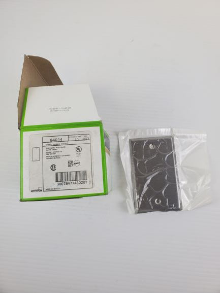 Leviton 84014 Stainless Steel One Gang Wallplate Satin Finish (Box of 10)