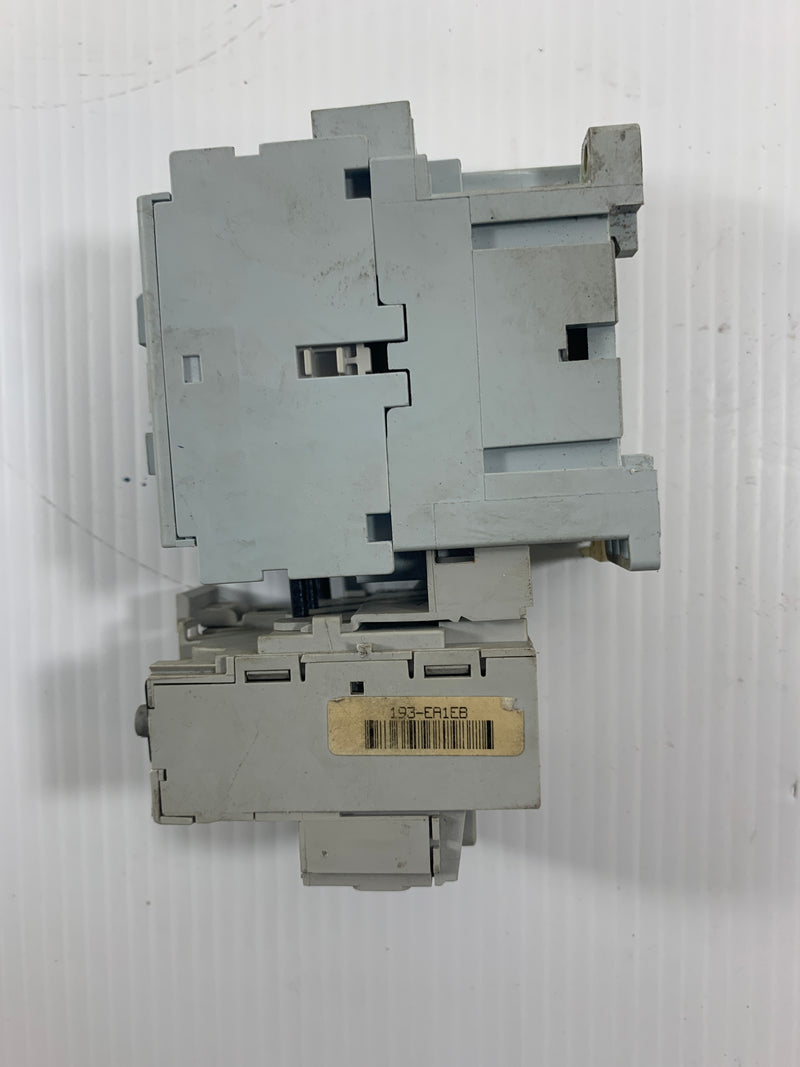 Allen-Bradley 100-C12*10 Ser. A Contactor and 193-EA1EB Ser. B Relay