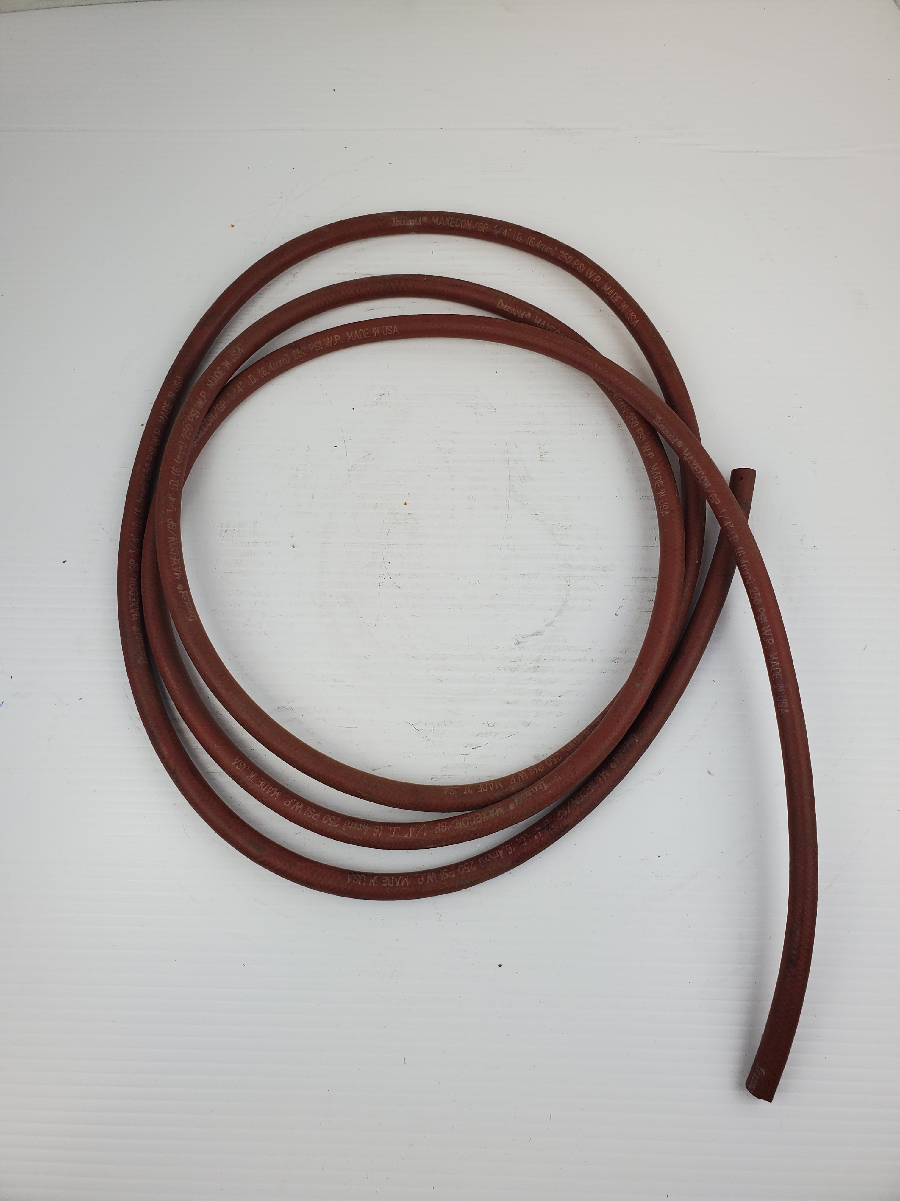 Thermoid Maxecon /GP 1/4" I.D. Hose (6.4mm) 250PSI W.P. Red Tubing