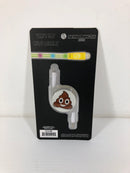 Light Up iPhone Charging Cable Poop Emoji Charger TechZone 2.0 Emojeez 3 Foot