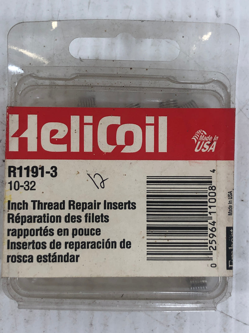 HeliCoil Inch Thread Repair Inserts R1191-3 10-32 Box of 12