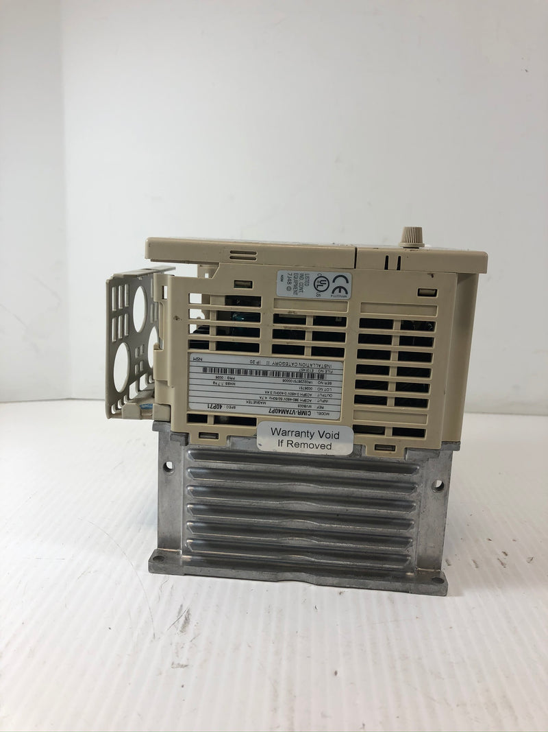 Yaskawa CIMR-V7AM40P7 GPD 315/V7 400V 3PH 0.75kW Drive