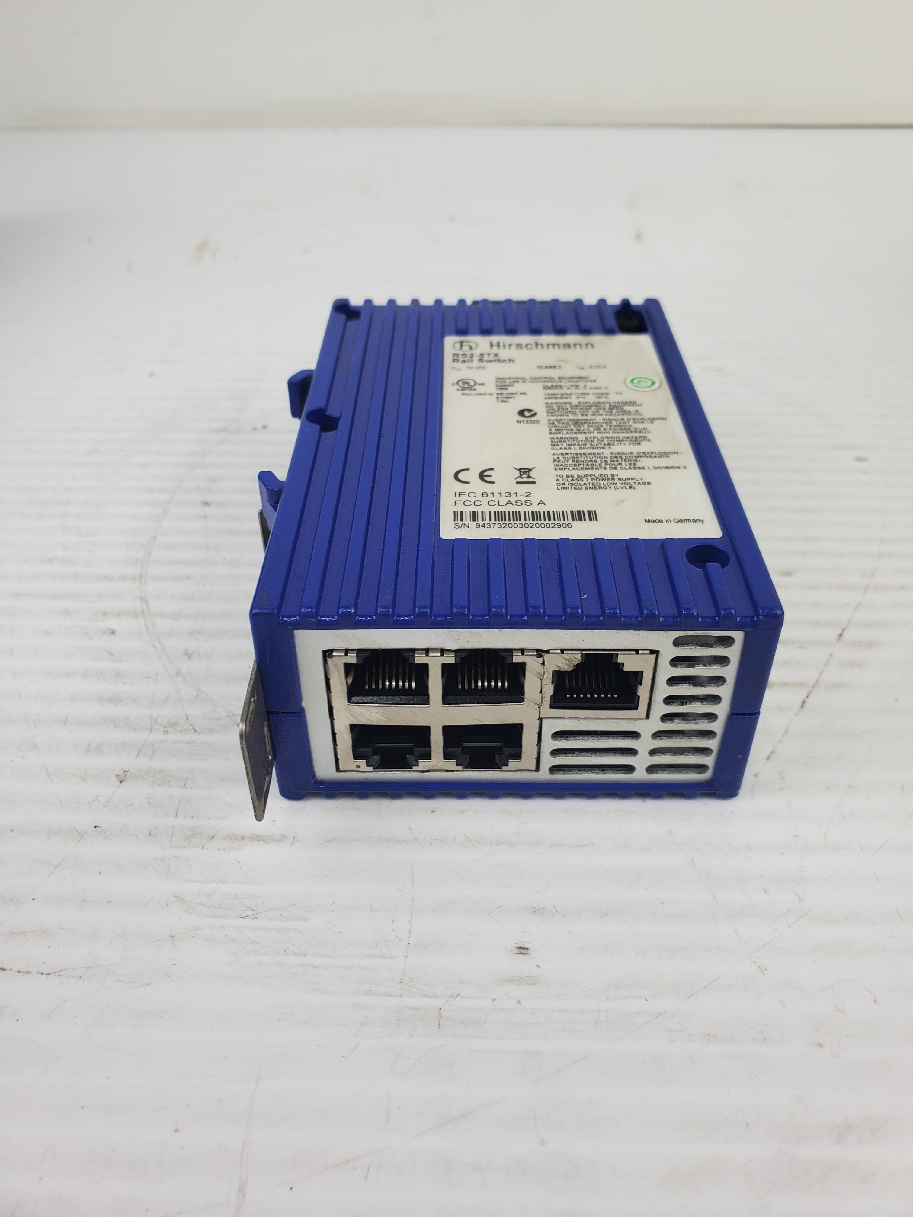 Hirschmann RS2-5TX Rail Switch Class 2