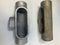 Crouse-Hinds 1-1/4" Conduit Body T47 Lot of 2