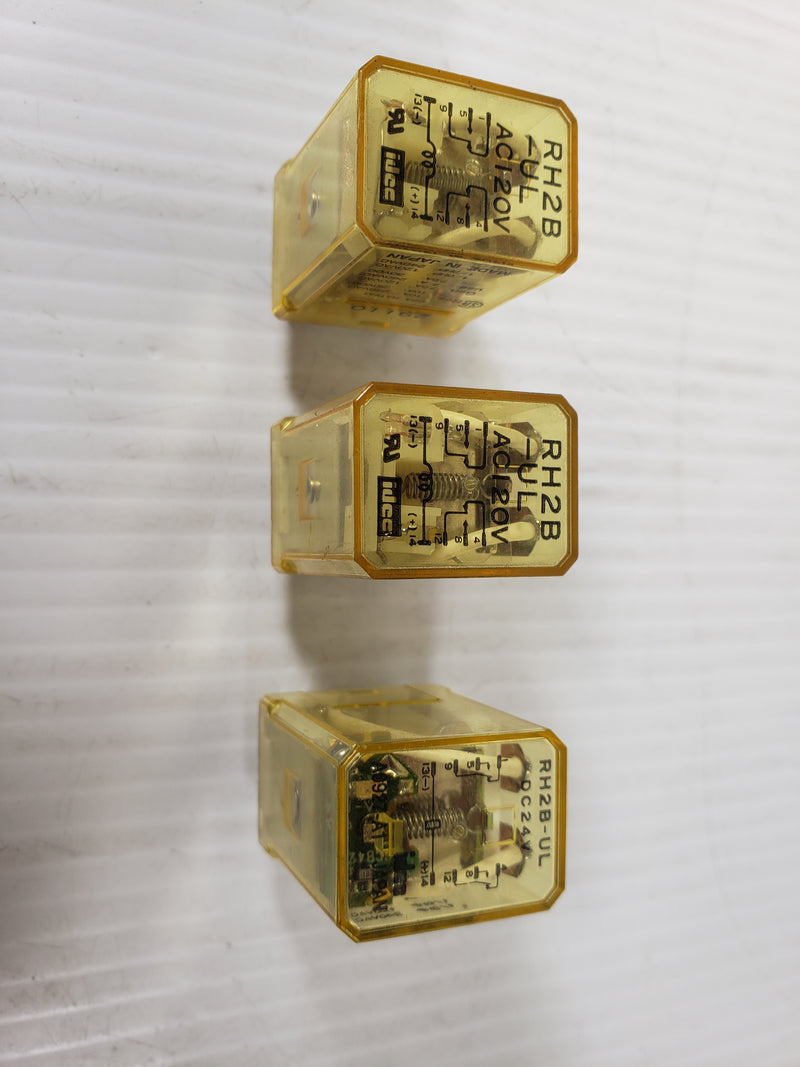 Idec Relay 8 Pin RH2BUL ( lot of 3)