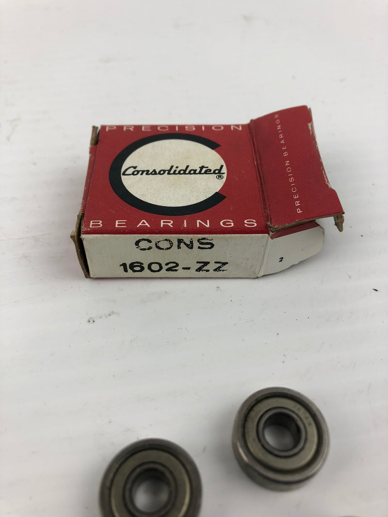 Precision Bearing 1602-ZZ Bearing - Lot of 4