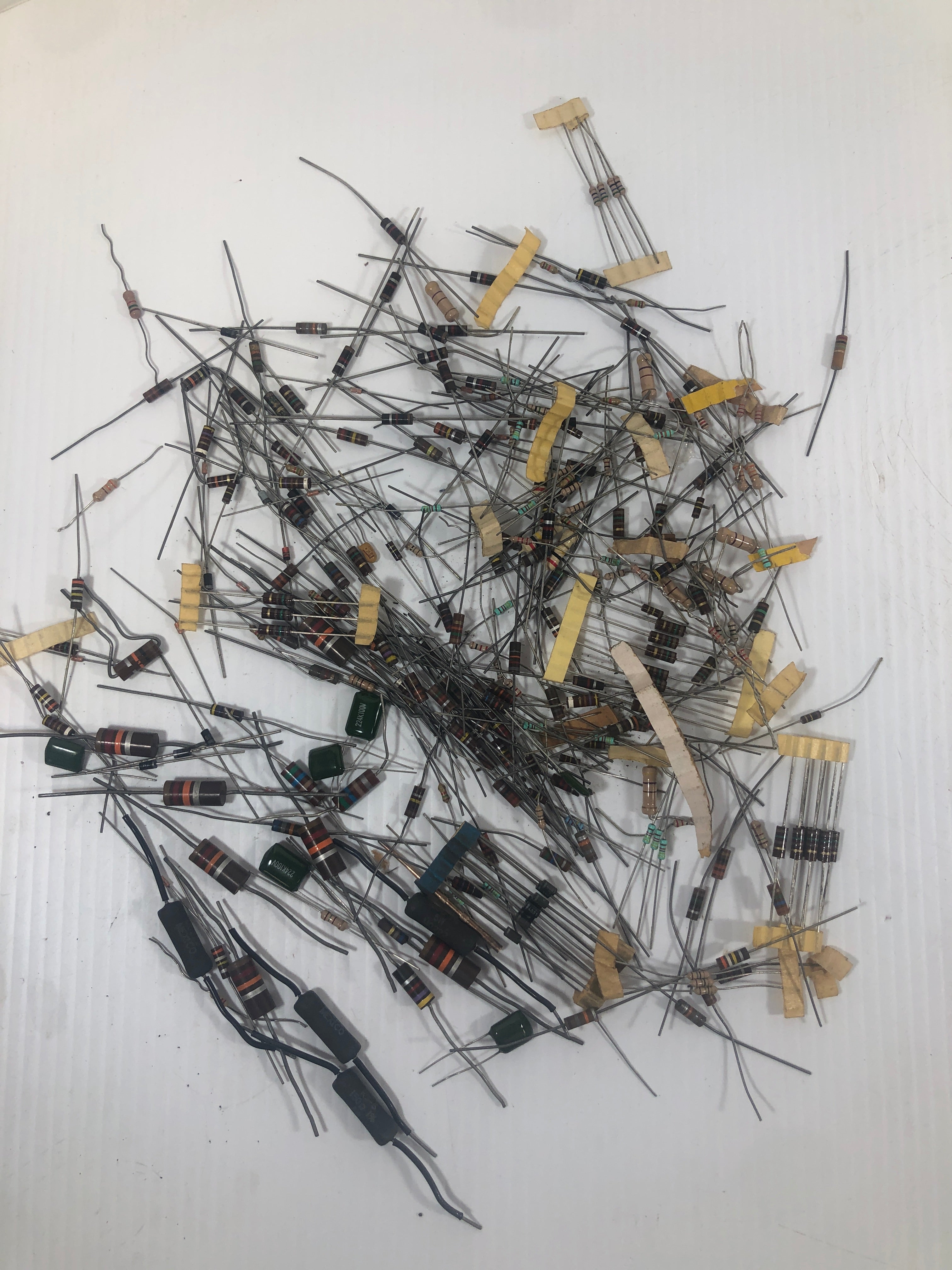 Mixed Lot of Resistors and Capacitors