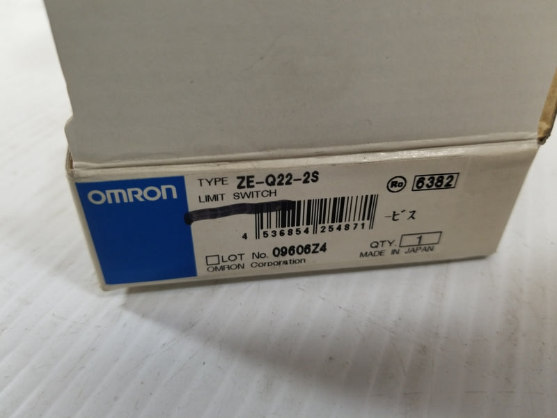Omron ZE-Q22-2S Plunger Limit Switch
