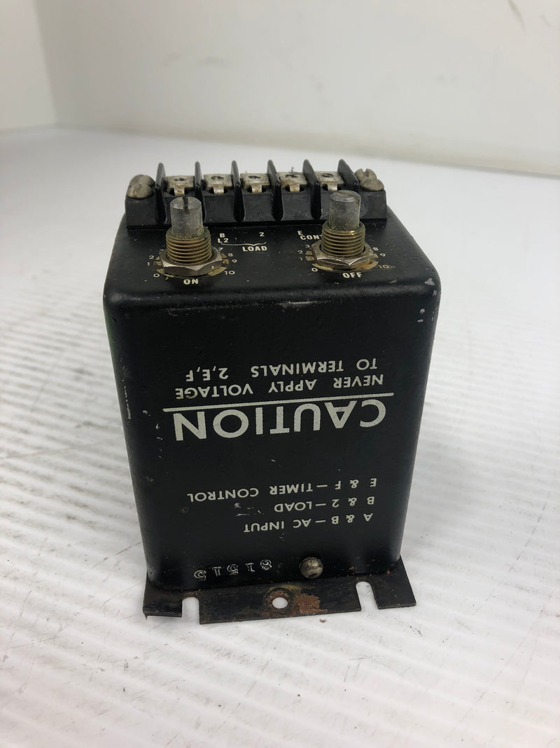 Industrial Solid State Controls Inc. 1061-1EE2C Repeat Cycle Time Delay Relay