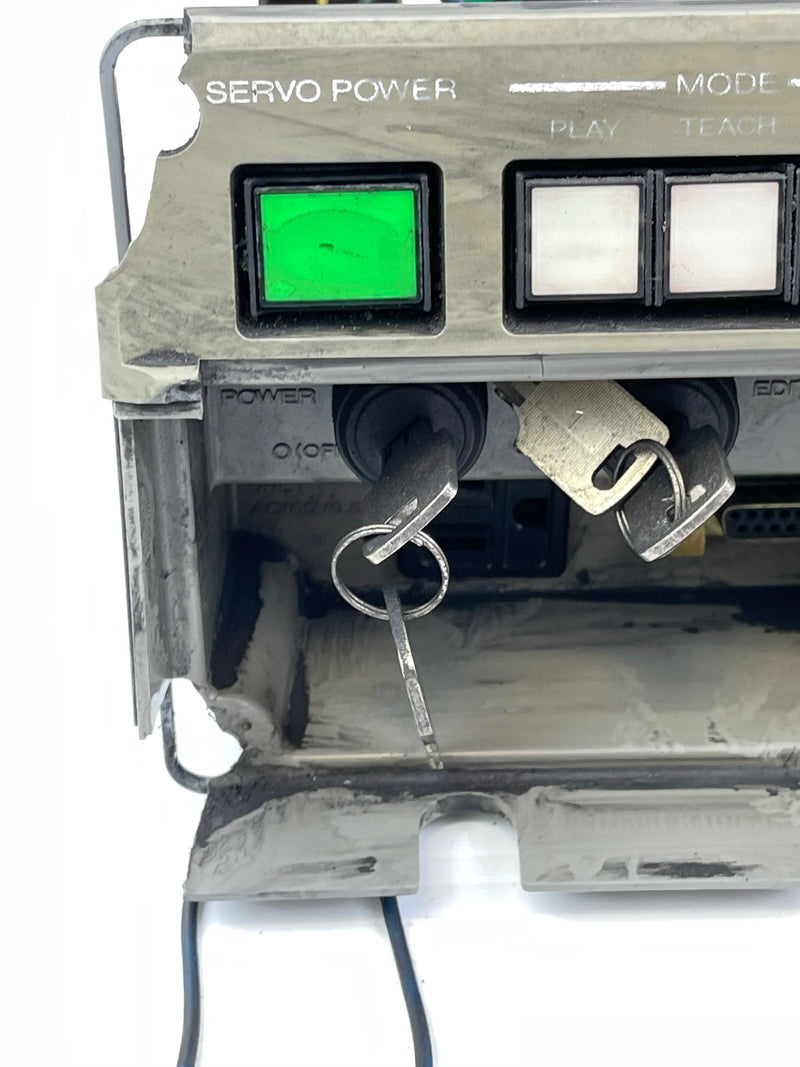 Yaskawa Yasnac MRC JZNC-MPB02E Emergency Stop Push Button Panel Cracked Case