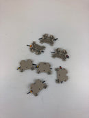 Weidmuller WDU 4 Terminal Blocks (Lot of 7)