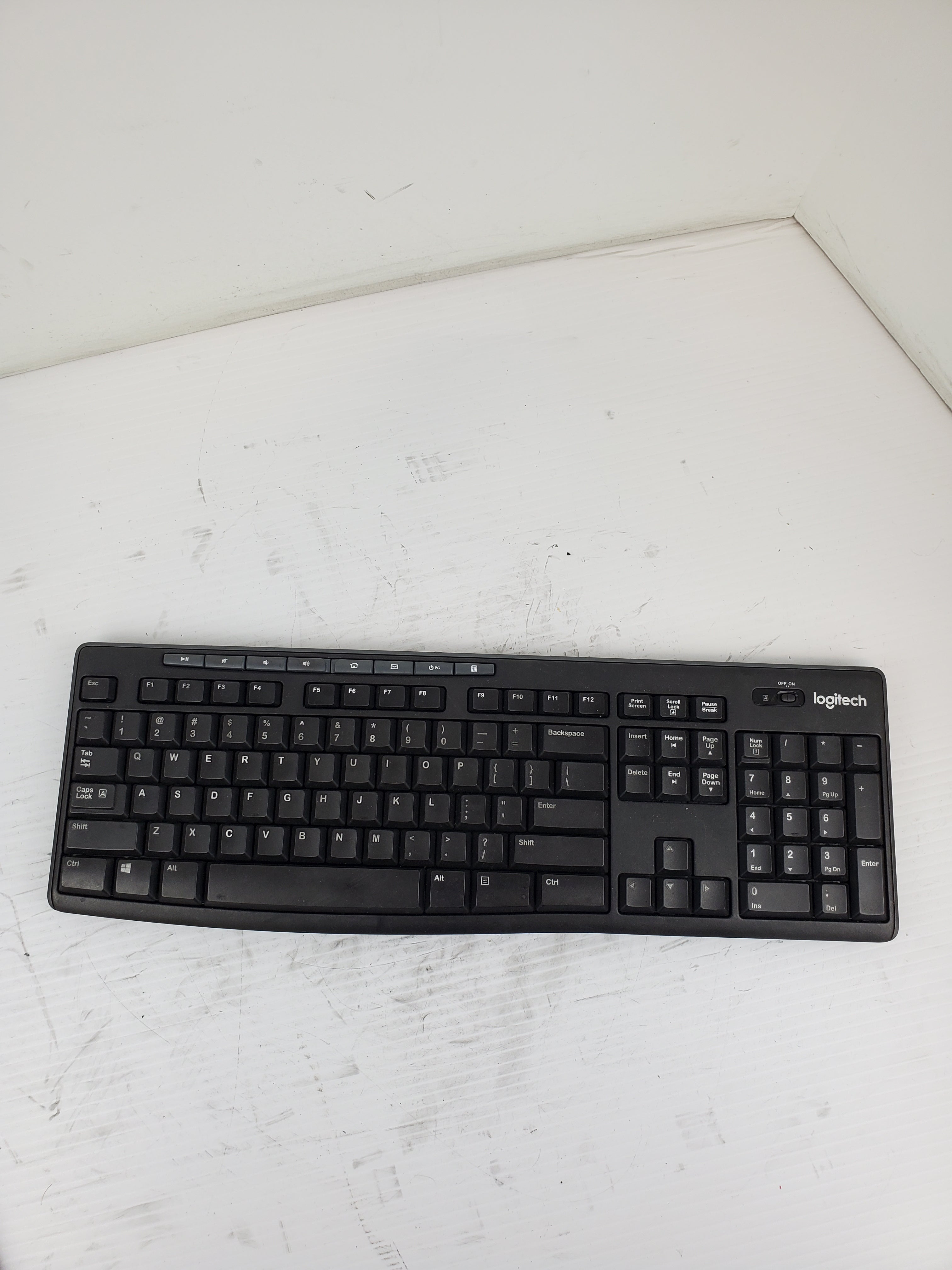 Logitech 820-004677 Wireless Keyboard with USB Receiver