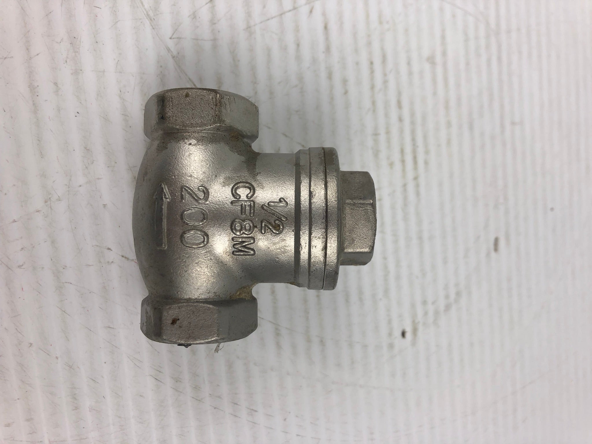 Sharpe 1/2 CF8M 200 Threaded Stainless Steel Check Valve