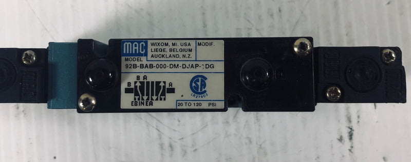 MAC Solenoid Valve DM3A-DJAP-1DG