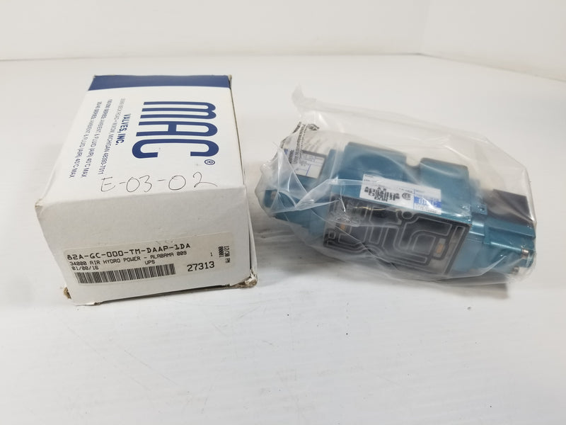 MAC 82A-GC-000-TM-DAAP-1DA Solenoid Pneumatic Valve NIB