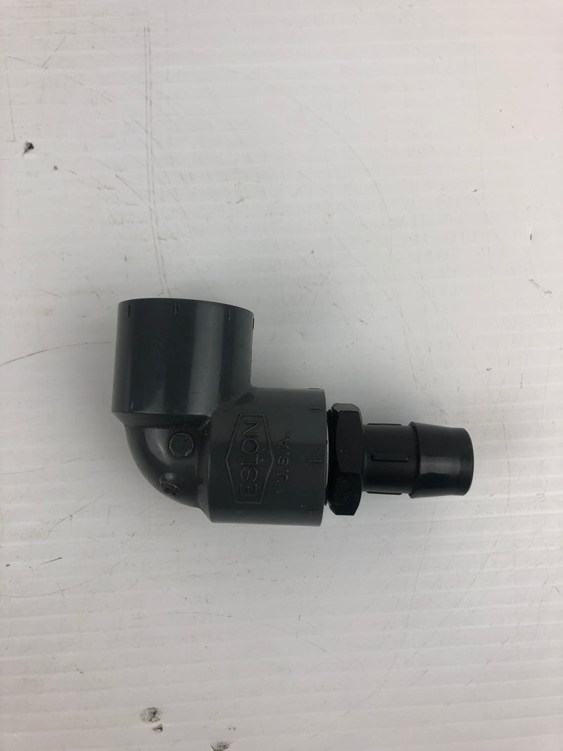 Eslon D2464 3/4" PVC-I Elbow Fitting SCH80