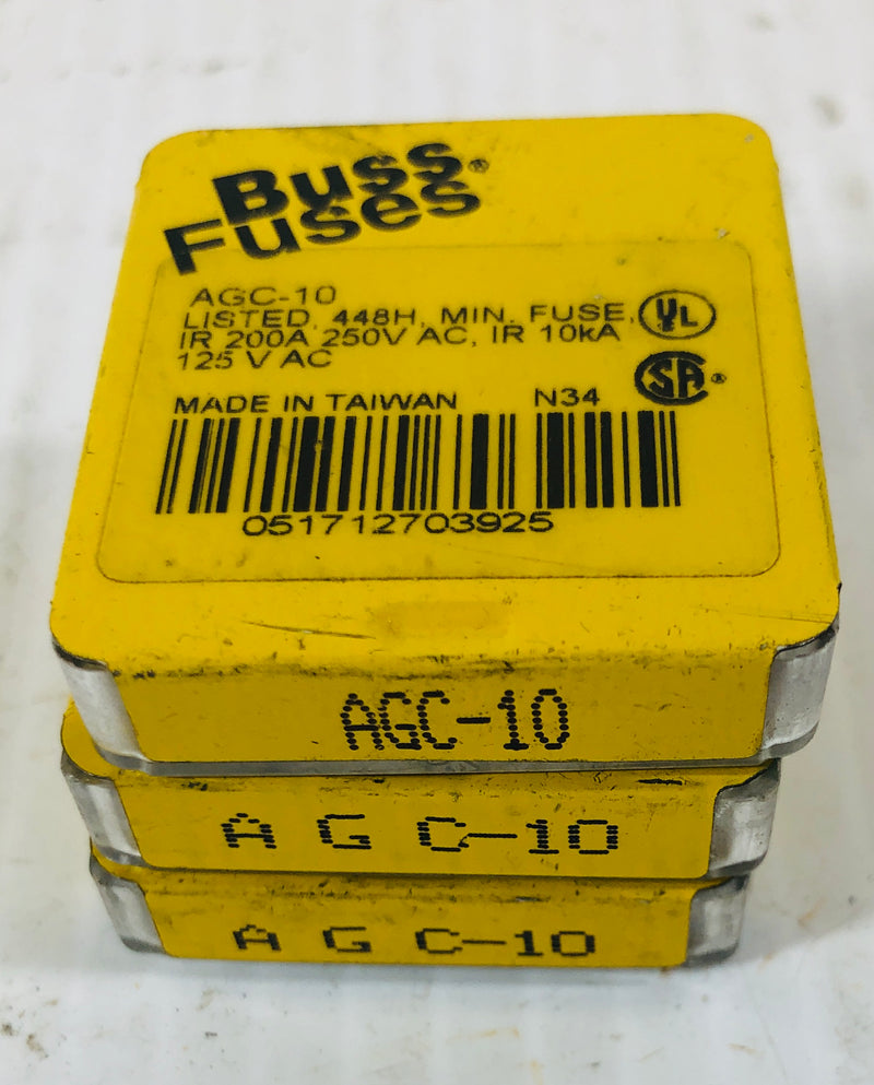 Buss Fuse AGC-10 ( Lot of 15)