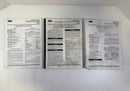 Lot of 3 Carrier Chiller Installation Manual 30HXA HXC076-271 30GXN