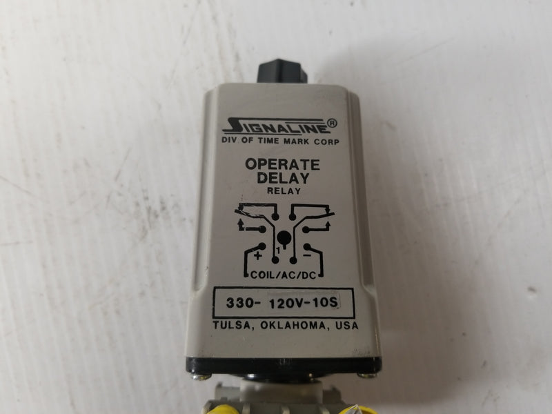 Signaline 330-120V-10S Operate Delay Relay 120V