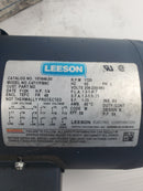 Leeson Electric Motor 101646.00 C4T17FB9C 1/4 HP 1725 RPM 3 Phase 208-230/460V