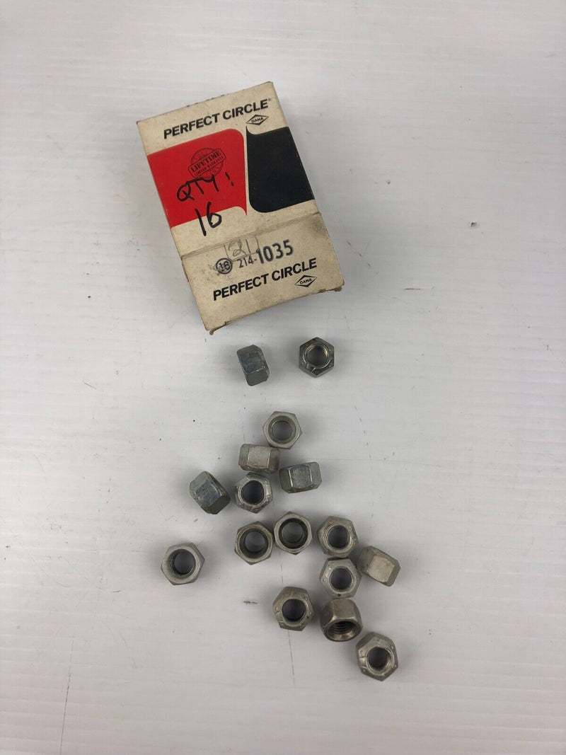 Perfect Circle 214-1035 Engine Rocker Arm Nuts 2141035 - Box of 16